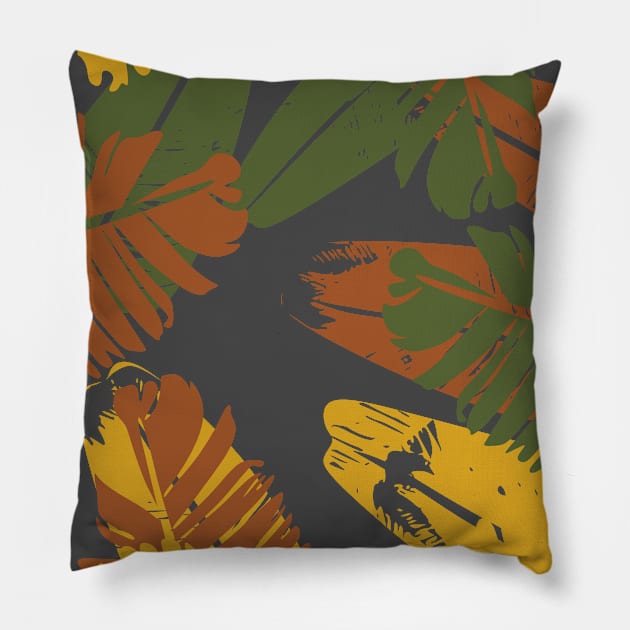 banana-leaves Pillow by DewaJassin
