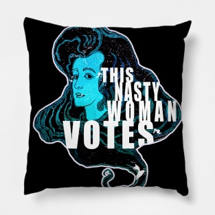 This Nasty Women Votes Retro Vintage Pillow