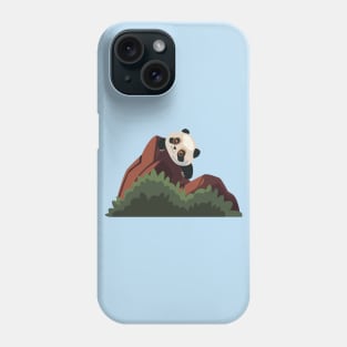 Panda with nature Phone Case