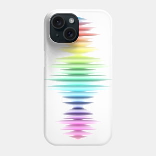 Rainbow Music Waves Phone Case