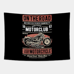 On The Road motorclub Tapestry