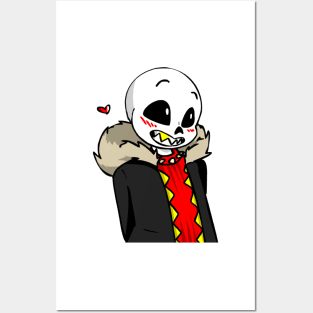 Underfell Sans Heart Jar, an art print by Lasagnyan - INPRNT