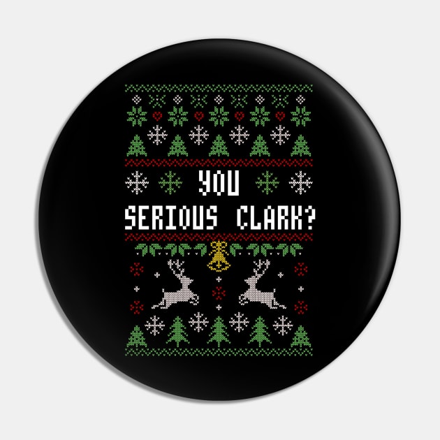 You Serious Clark Pin by Printnation