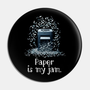 Paper is My Jam Pin