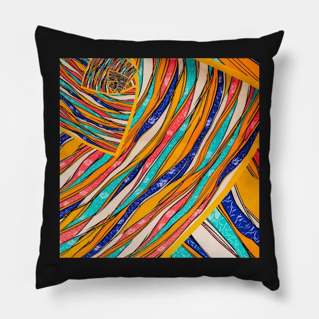 Crazy Colors Pillow by jeune98