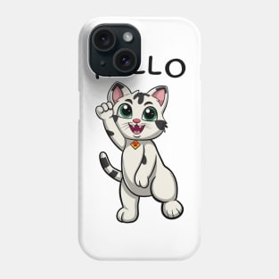 Hello, Smiling Cat Phone Case