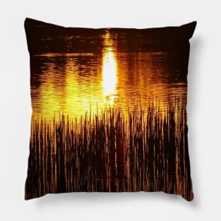 Candlelight Sunset Pillow