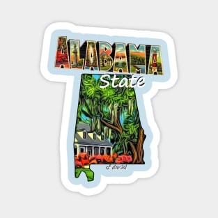 Alabama State of Denial Magnet