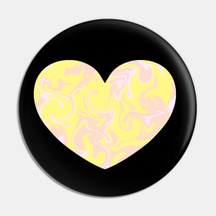 Pangender Pride Marble Heart Pin