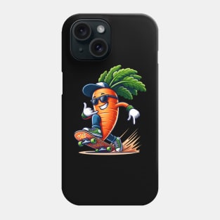 Carrot On Skate Phone Case