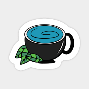 Blueberry Tea Magnet