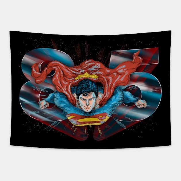 Super 85 Tapestry by KKTEE