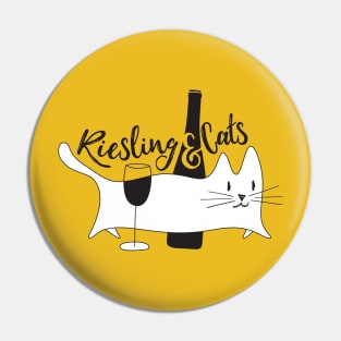 Riesling & Cats Pin