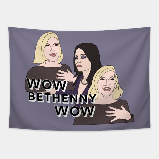 Wow Bethenny Wow Tapestry by thecompassrose