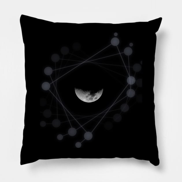 Corvius Moonheart Pillow by MarFrnc