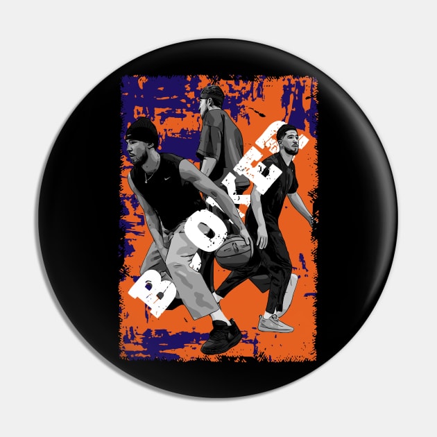 Devin Booker Basketball Pin by Playful Creatives