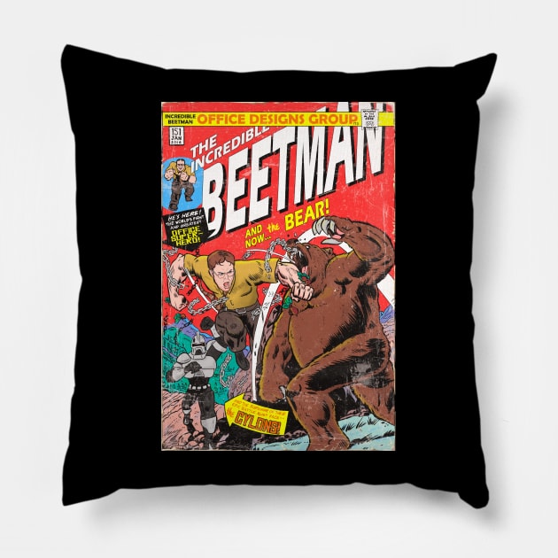 the incredible Beetman Pillow by MarianoSan