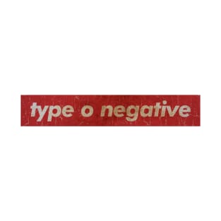 Type O Negative - SIMPLE RED T-Shirt