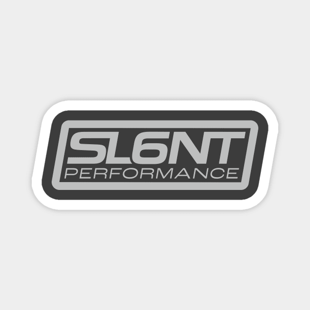 Slant 6 Performance (Gray + Asphalt) Magnet by jepegdesign