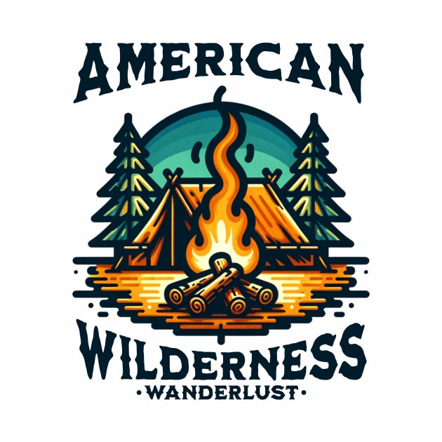 American Wilderness Wanderlust by ZombieTeesEtc