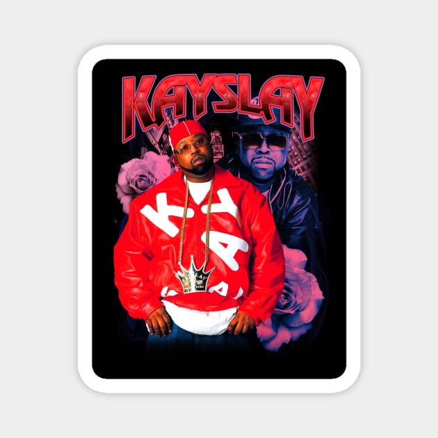 DJ Kay Slay flowers Magnet by The40z