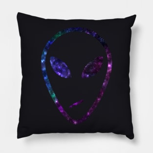 Alien space face / Pillow