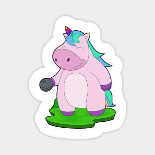Unicorn Bowling Bowling ball Magnet