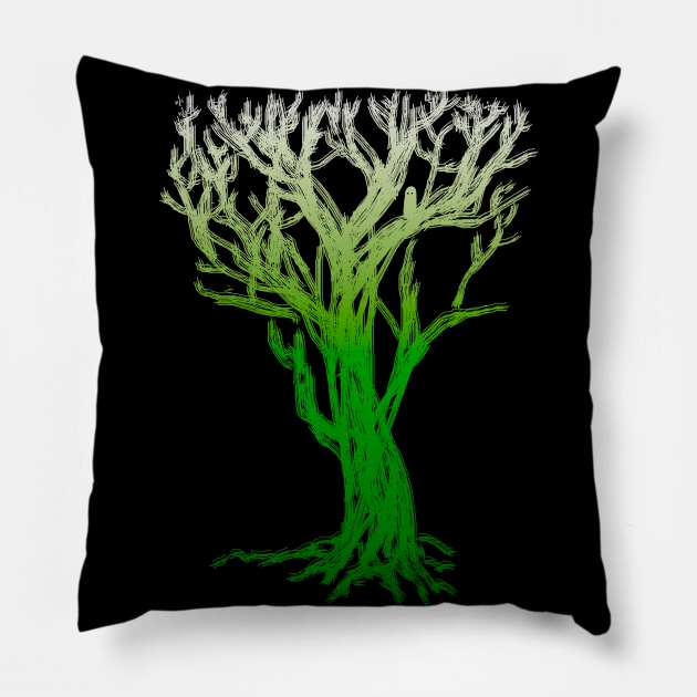 celtic tree Pillow by Nikokosmos