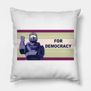 Helldivers 2 - For Democracy Pillow