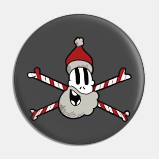 Skeleton Claus Pin