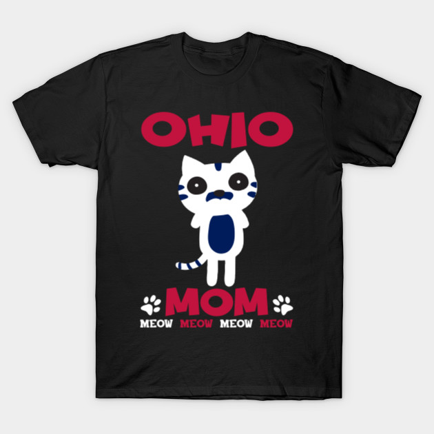 Ohio State Alabama State Cat Mom T Shirt Mug Pillow Gift Ohio