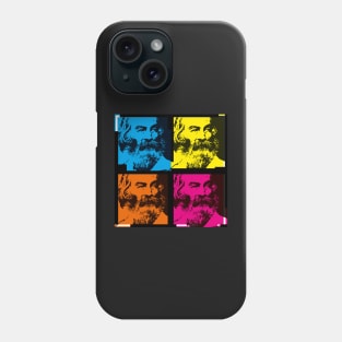 WALT WHITMAN - Poet - Colourful, pop art style illustration Phone Case