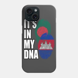 Cambodian And Bangladeshi Mix Heritage DNA Flag Phone Case