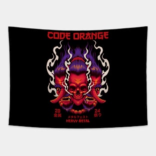 code orange Tapestry