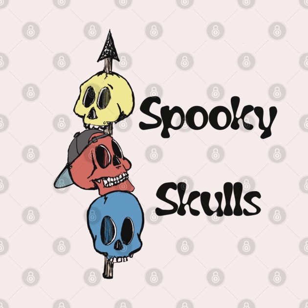 Skulls on a stick by SpookySkulls