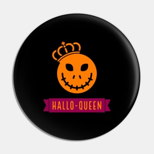 Hallo-Queen - halloween design Pin