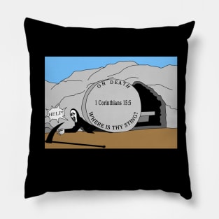 Resurrection Entombs Grim Reaper Pillow