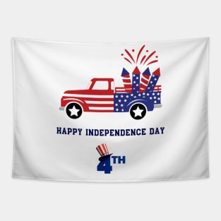 Happy independence day Tapestry