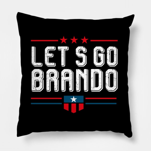 Let's go brandon Pillow by BadrooGraphics Store