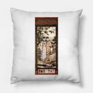 Cigarettes Cigar Advertisement The Nanyang Brothers Tobacco Company Vintage Chinese Pillow