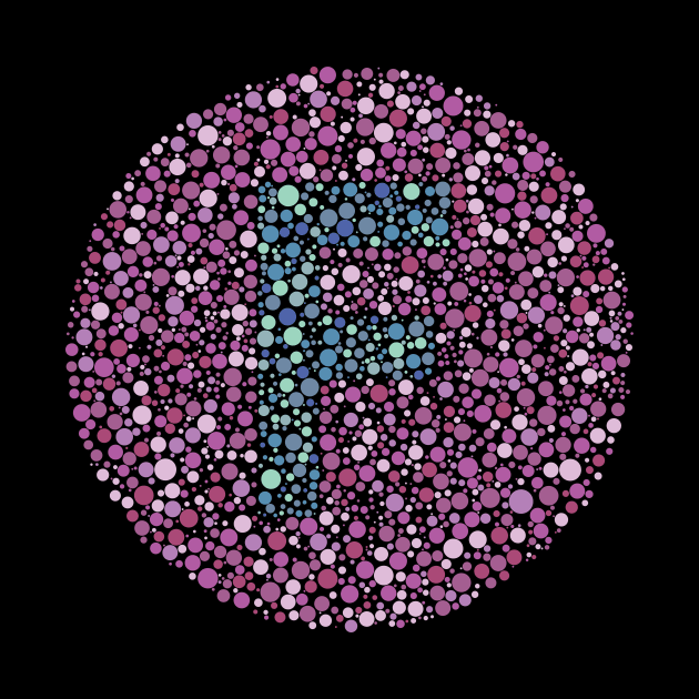 Letter F Ishihara Test by CorneaDesigns