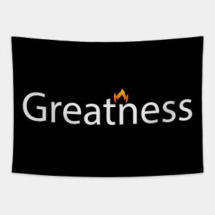 Greatness motivational design Tapestry