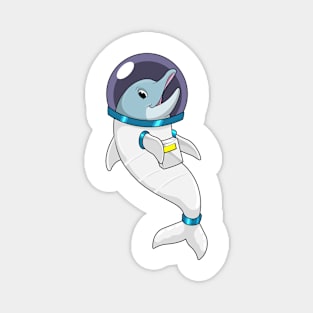 Dolphin as Astronaut in Costume Magnet