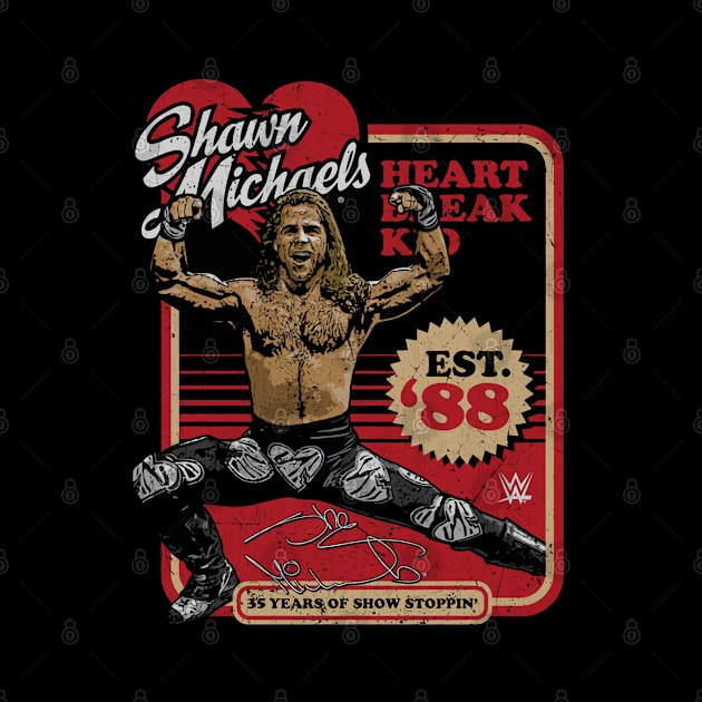 Shawn Michaels 35th Anniversary Est. 88 by MunMun_Design