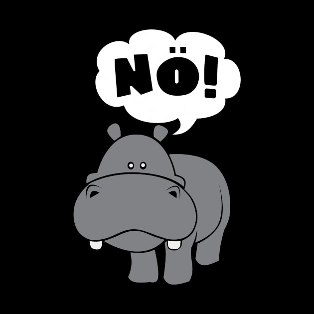 Hippo Insults No Bad Mood Hippopotamus by Shirtjaeger