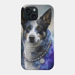 Enchanted Painting Of  Australian Cattle Dog Phone Case