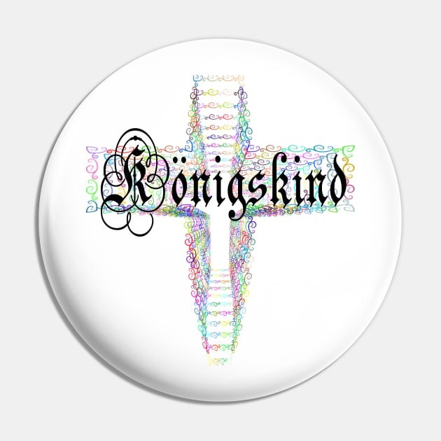 Koenigskind Kreuz Pin by mulks_art