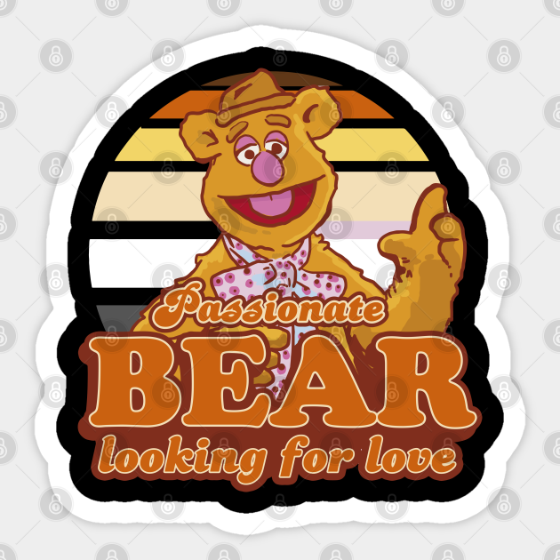 passionate bear looking for love - The Muppets - Sticker