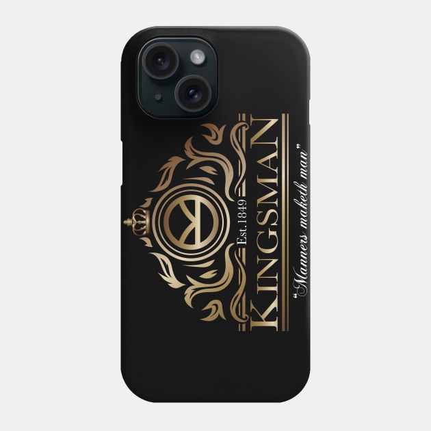 Kingsman Emblem Phone Case by Alema Art