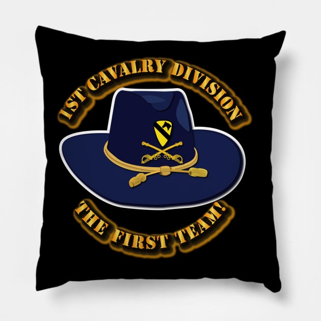 1st Cavalry Division - Cav Hat Pillow by twix123844